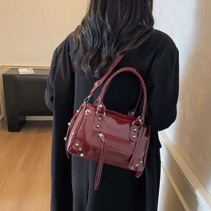 Y2K Studded Versatile Shoulder Bag