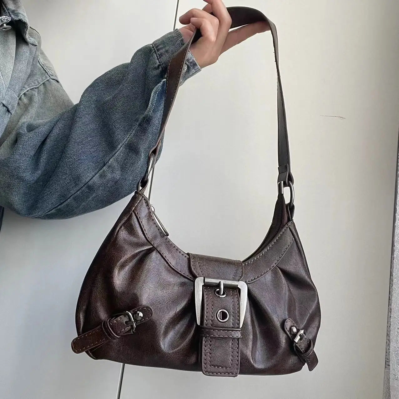 Y2K Buckle Underarm Bag