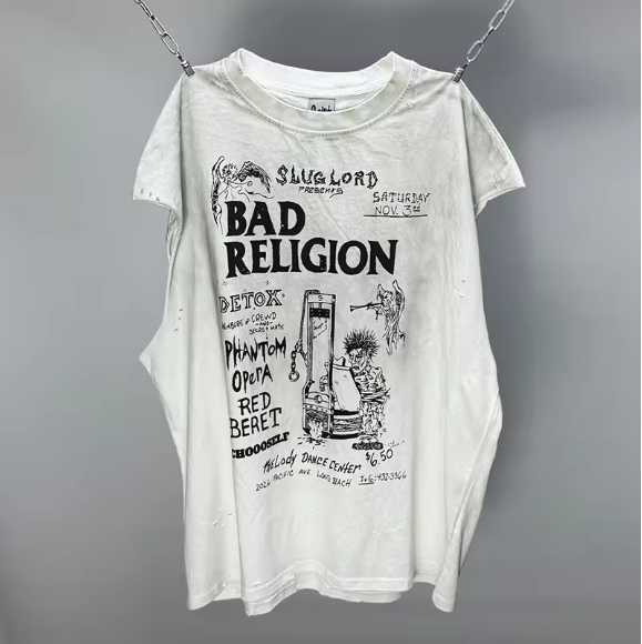 Áo ba lỗ Hip Hop cổ điển 