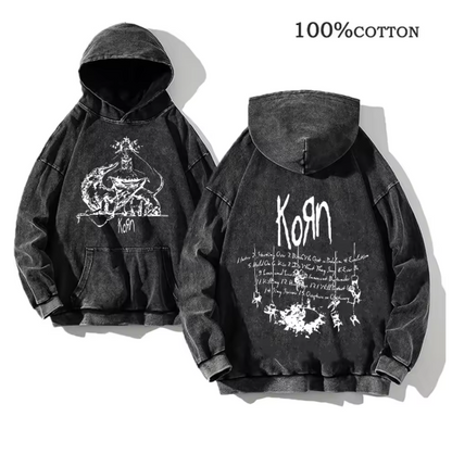 Korn Rock Band World Tour Hoodies Vintage