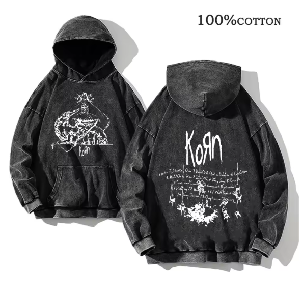 Korn Rock Band World Tour Hoodies Vintage