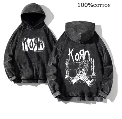 Korn Rock Band World Tour Hoodies Vintage