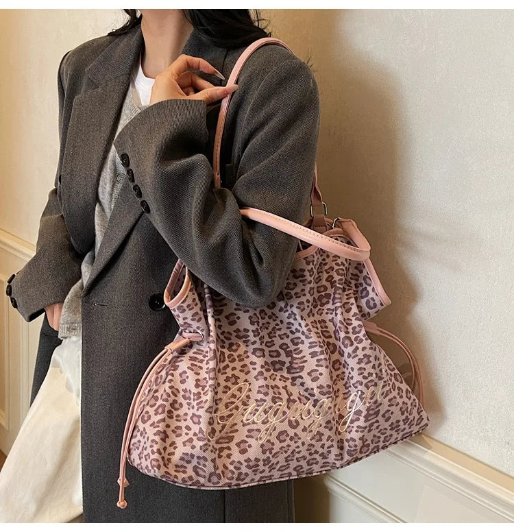 Polka Dot Hobo Shoulder Bag