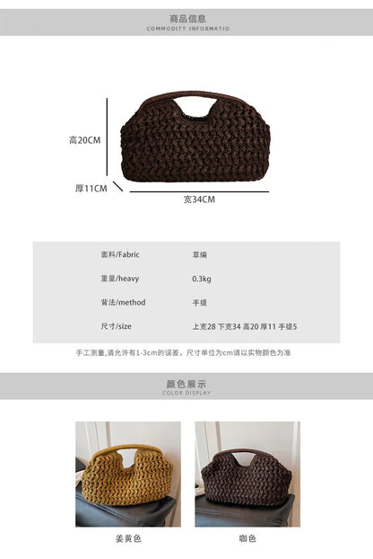 Summer Vacation Top Handle Bag