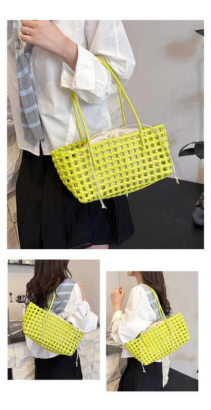 Handwoven Summer Beach Bag