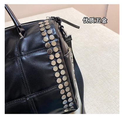 Convertible Studded Handbag