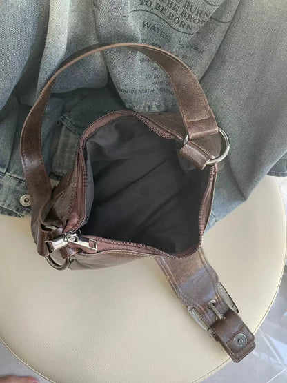 Y2K Buckle Underarm Bag