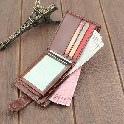 Crocodile Accent Bifold Wallet