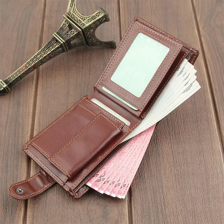 Crocodile Accent Bifold Wallet