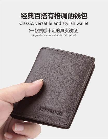 Top Grain Leather Bifold Wallet