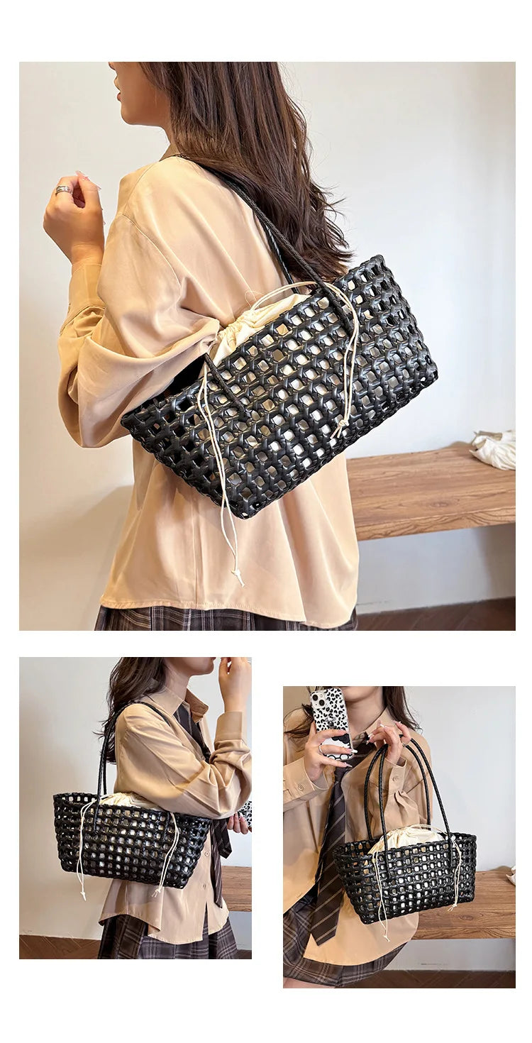 Handwoven Summer Beach Bag