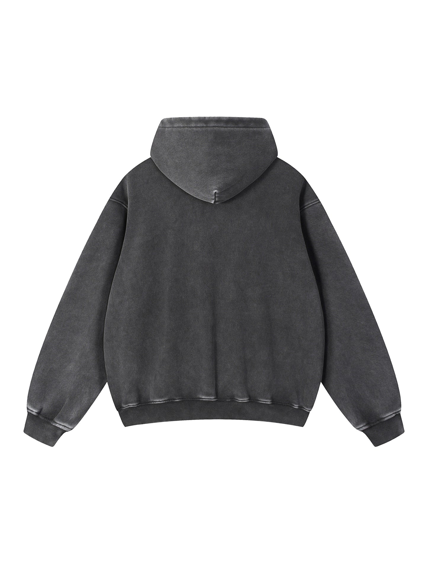 Snow Wash Fleece Oversize Hoodie