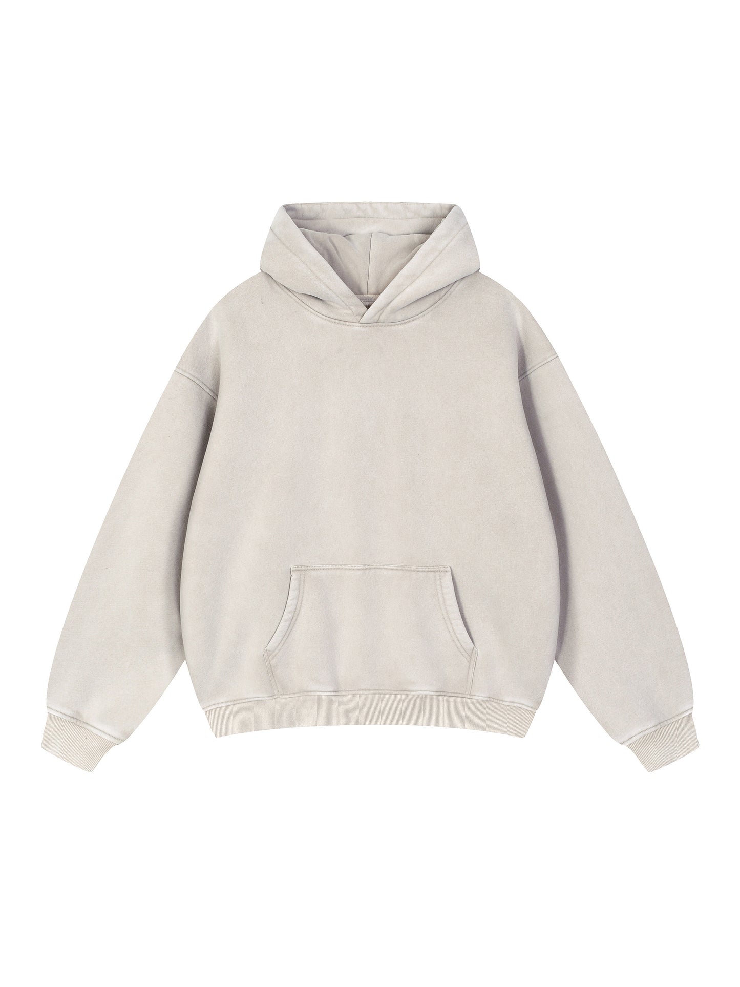 Snow Wash Fleece Oversize Hoodie