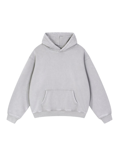 Snow Wash Fleece Oversize Hoodie