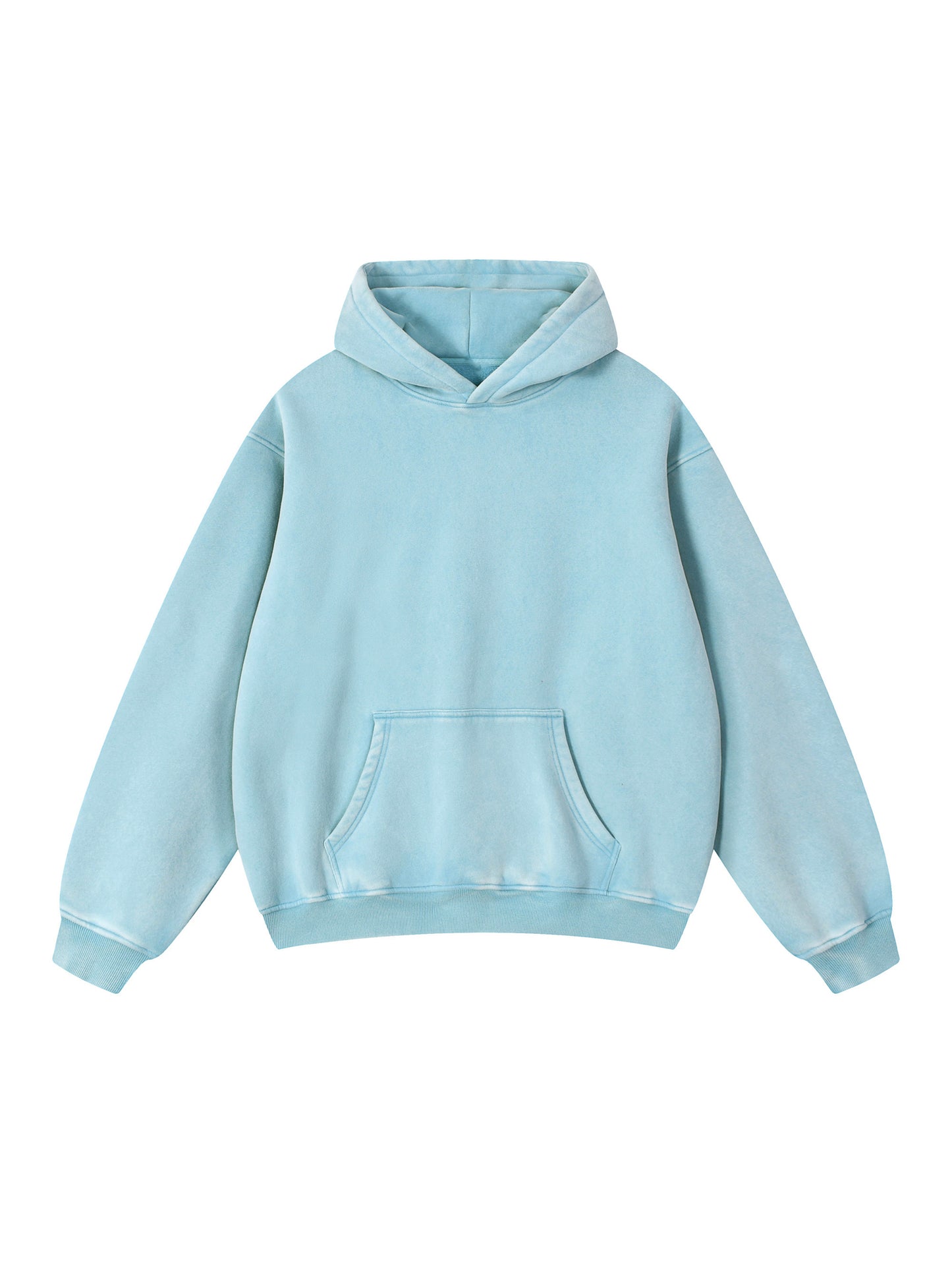 Snow Wash Fleece Oversize Hoodie