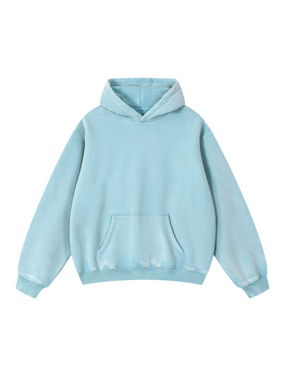 Snow Wash Fleece Oversize Hoodie