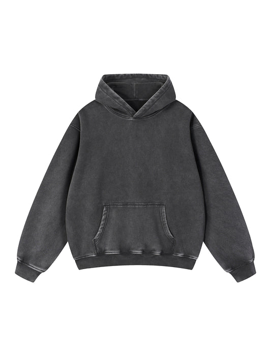 Snow Wash Fleece Oversize Hoodie