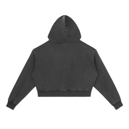 Áo hoodie cổ điển giặt nặng