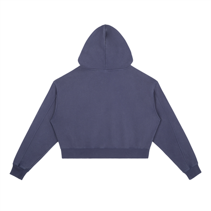 Áo hoodie cổ điển giặt nặng