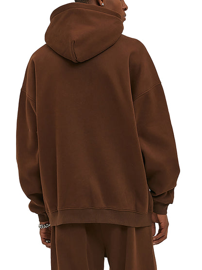 Áo hoodie lông cừu cỡ lớn
