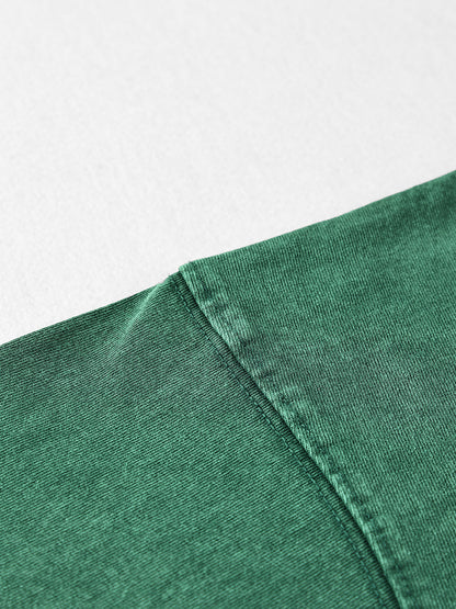 Acid Wash Oversize Long Sleeve T-Shirt