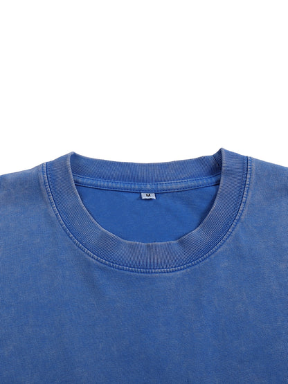 Áo thun cotton cỡ lớn Snow Washed