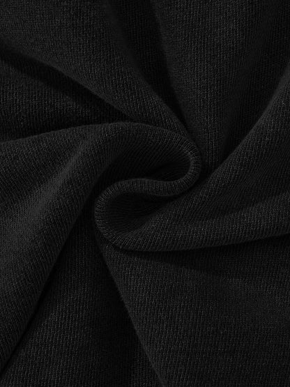 Snow Washed Raw Edge Drawstring Shorts