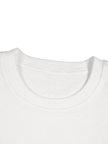 Men's Bodycon Ribbed Crop Top