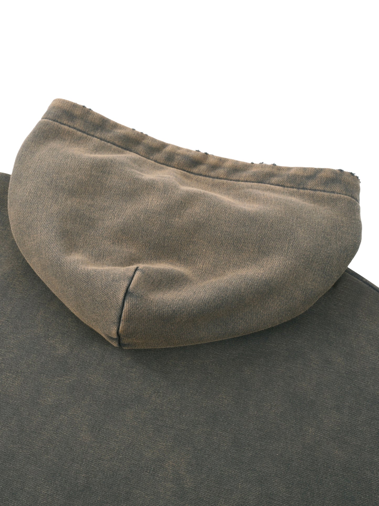 Áo hoodie cổ điển viền tua rua giặt sạch