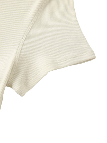 Modal Bodycon Henley Shirt