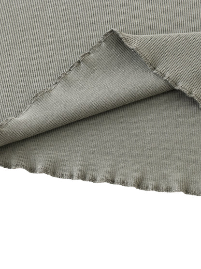 Dyed Washed Straight Hip-Hugging Slim Maxi Skirt