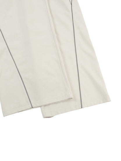 Quần Nỉ Ống Đứng Sọc Phản Quang