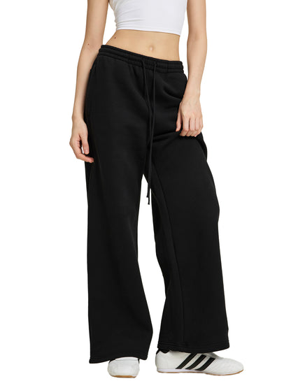 Quần nỉ ống đứng có dây rút