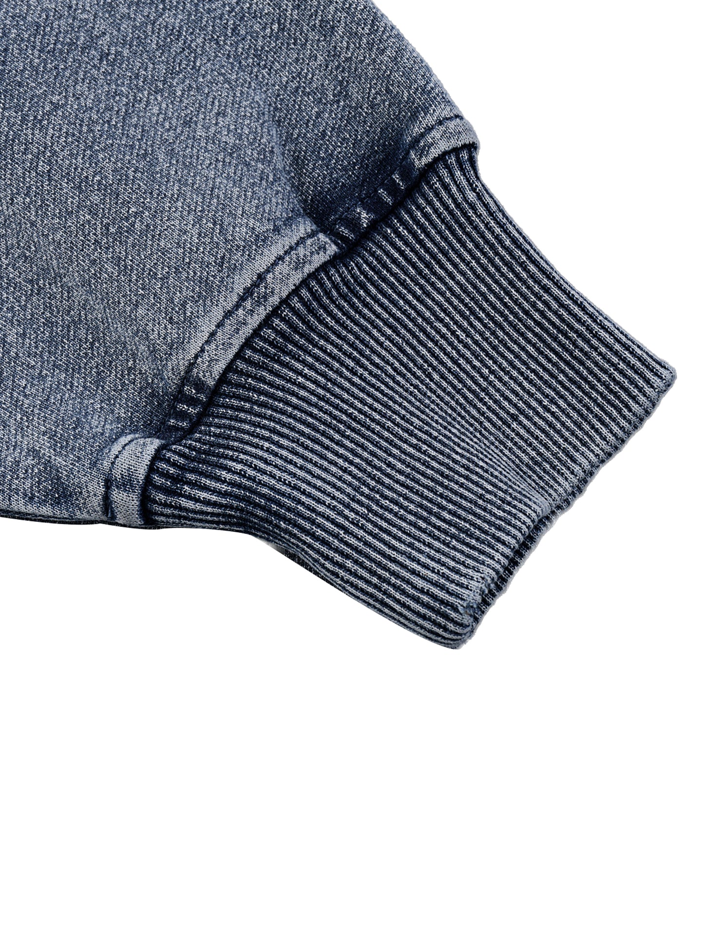 Áo nỉ cổ tròn cỡ lớn Snow Wash