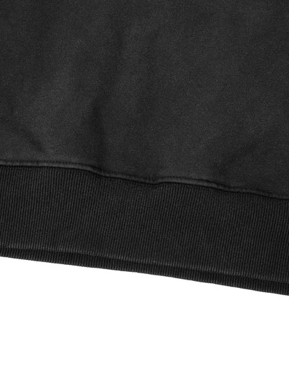 Áo hoodie cổ điển giặt nặng