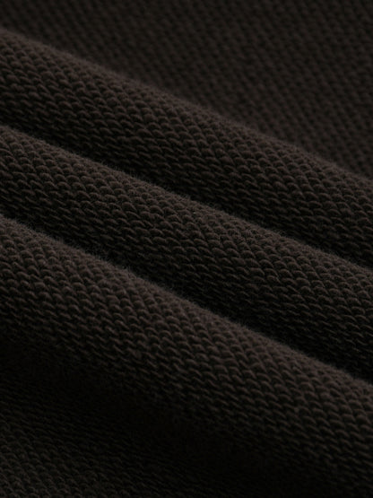 Snow Washed Distressed Panel Pocket Hoodie