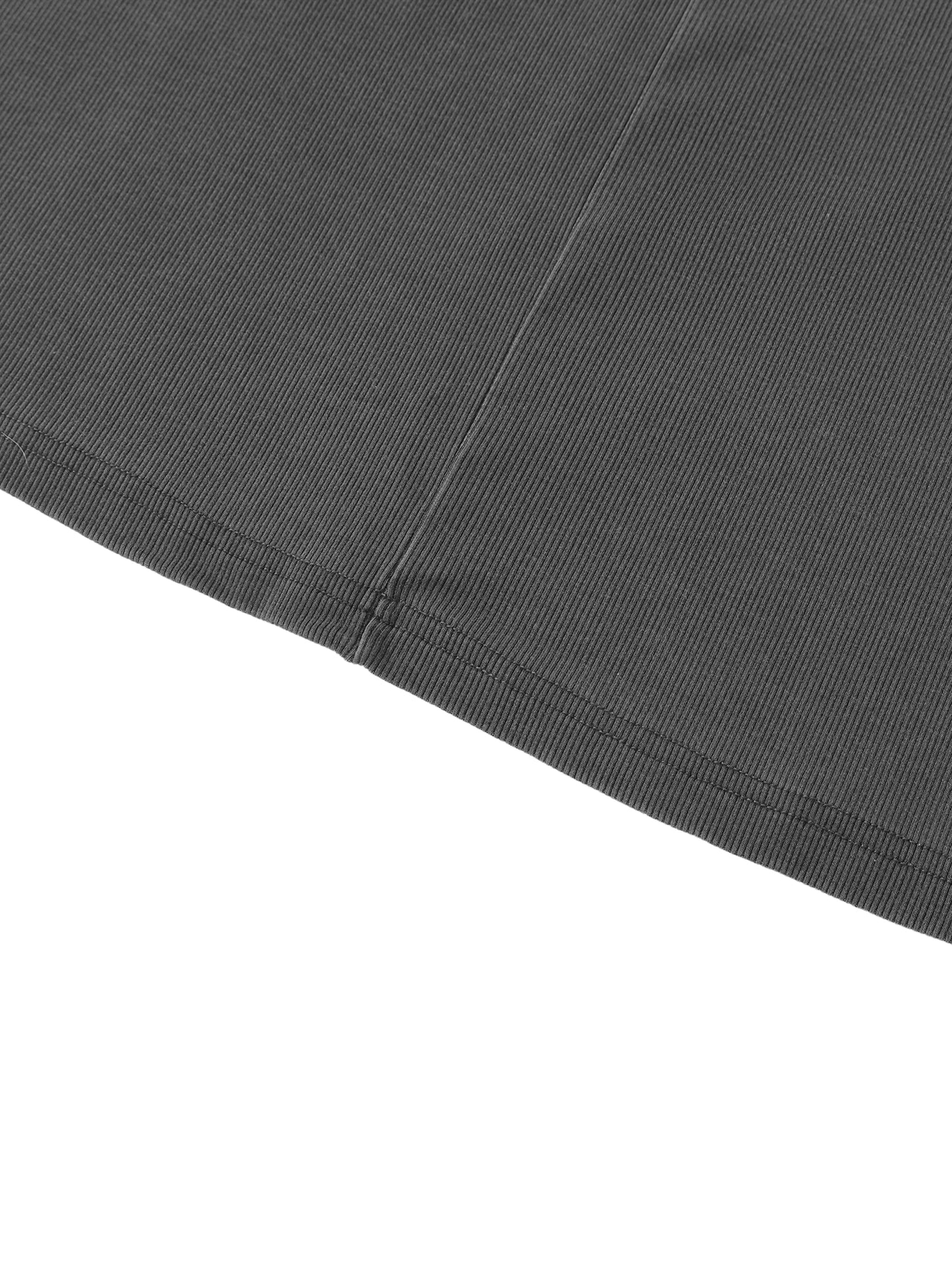 Gefärbter, gewaschener Maxirock mit Kordelzug