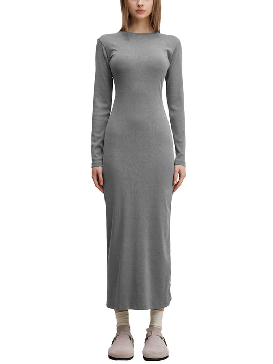 Dyed Washed Slit Maxi Dress