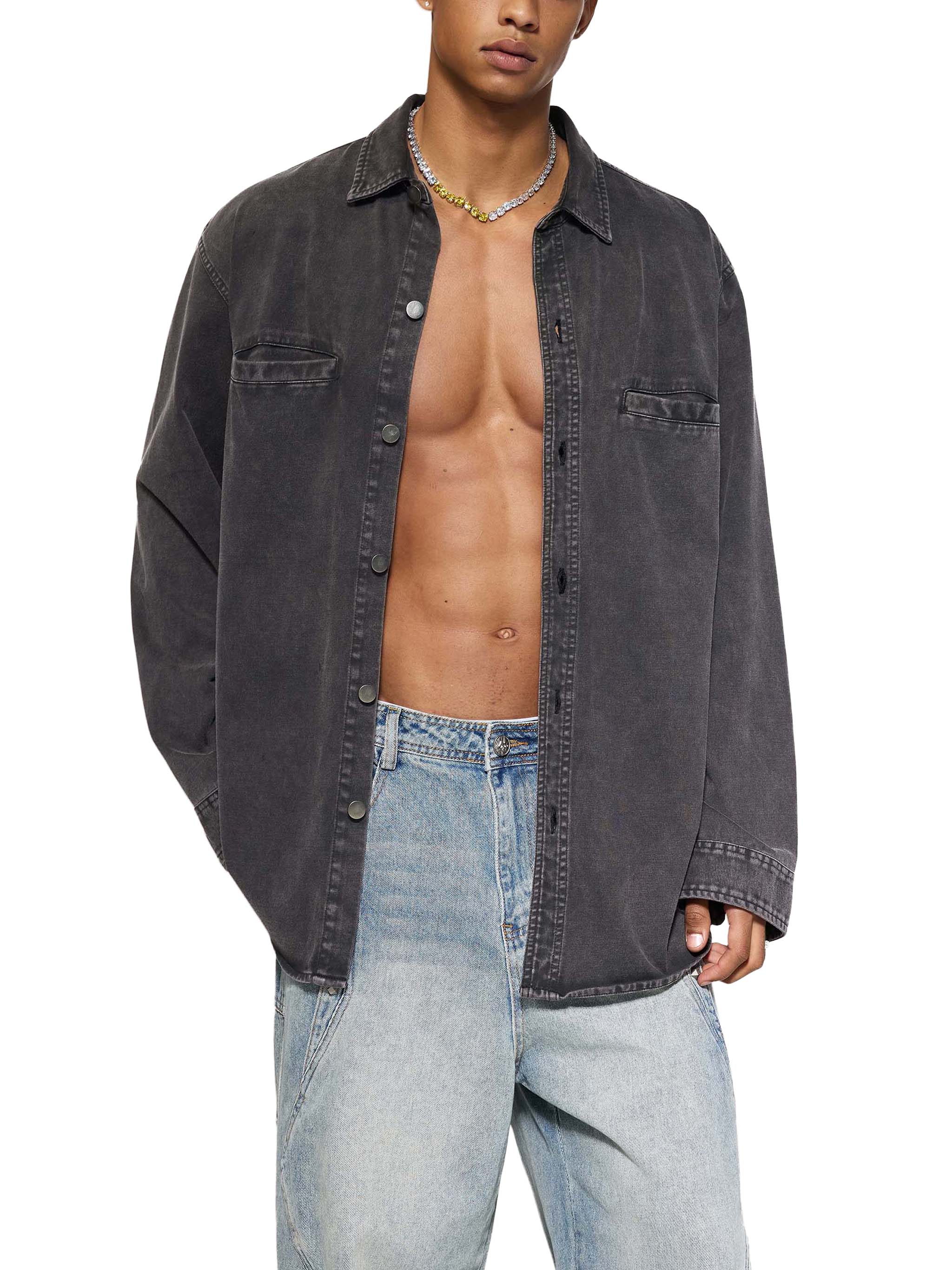 Denim Vintage Washed Heavyweight Jacke
