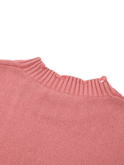 Vintage Washed Hand-Frayed Sweater